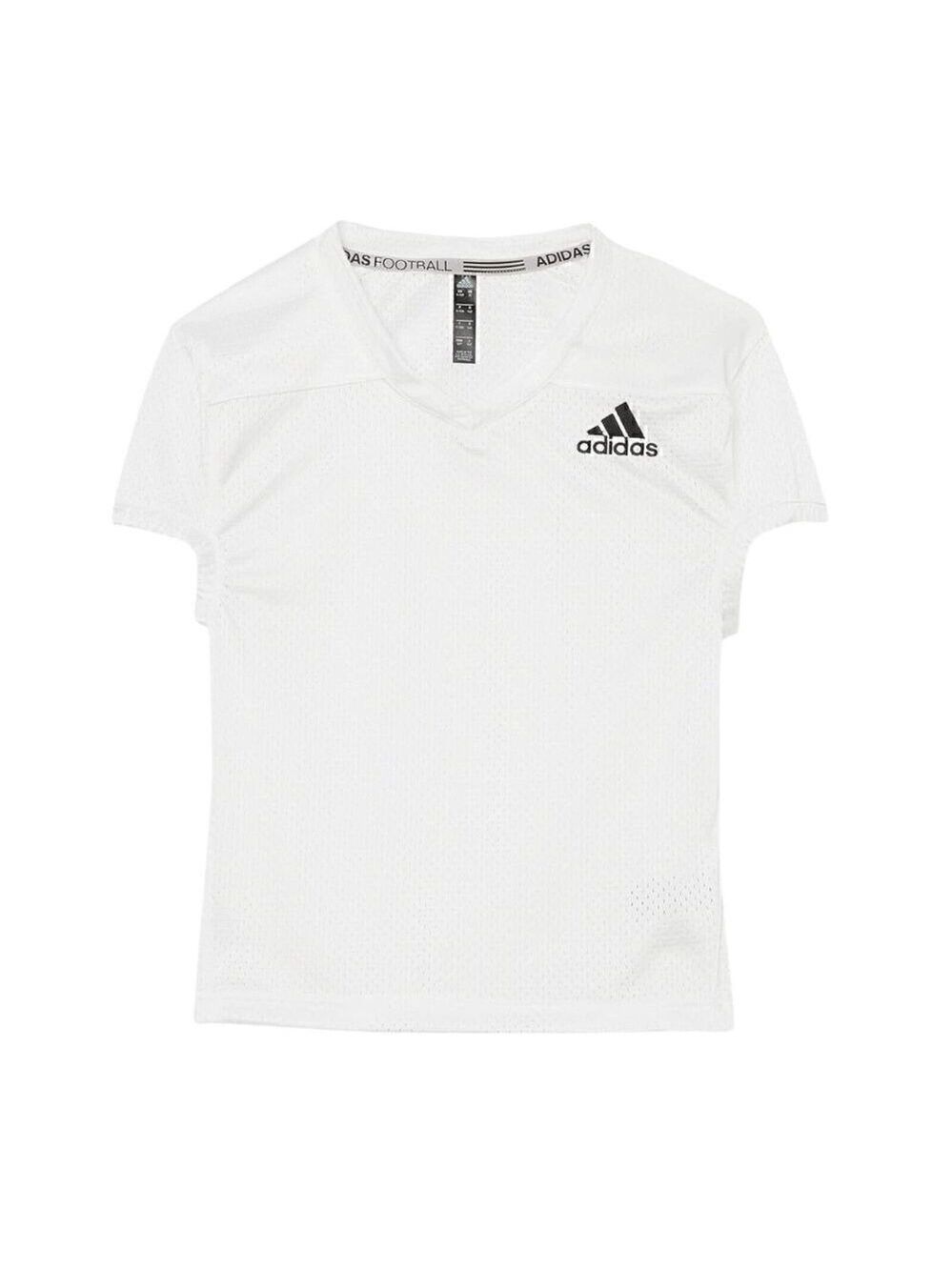 adidas Boys' Practice Football JerseyWhite Size XL